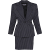 198's YSL Pinstriped Woolen Suit - 西装 - $819.77  ~ ¥5,492.73