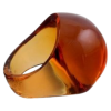 1980s Lalique Amber Ring Art Glass - 戒指 - 