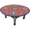 1980s Moroccan hand painted coffee table - Pohištvo - 