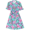 1980s floral dress - ワンピース・ドレス - 
