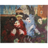 1980s venice painting F. Gombault - Objectos - 