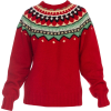 2000S Red Wool Hand Knit jumper - Jerseys - 