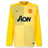 2013-14 Man Utd Home Nike Goalkeeper Shirt (Yellow) - Shirts - kurz - $84.78  ~ 72.82€