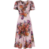 30's Chinoiserie Rose Blush  - sukienki - 