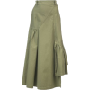 3.1 PHILLIP LIM olive green belted skirt - 裙子 - 