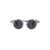 40s Round White Leopard Sunglasses - Sunglasses - 