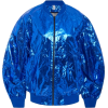 4254 Sport oversize metallic blue jacket - Jacket - coats - 