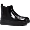45 Leather Flatform Chelsea Boots - Škornji - 