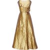 50's Strapless Taffeta Formal Gown Holiday Party Cocktail Dress Bridesmaid Prom Gold - Obleke - $49.99  ~ 42.94€