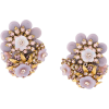 50s Stanley Hagler Floral Earrings - Brincos - £275.00  ~ 310.78€