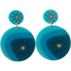 50s atomic starburst earrings - Brincos - 