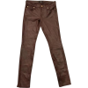 7 for All Mankind Women's Brown Stretch - Capri hlače - 