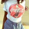 80s coke crop top - T-shirts - 