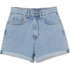 80s style mom shorts - Belt - 