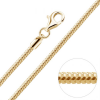 9ct Yellow Gold Plated 1.9mm Snake Chain - Colares - £26.00  ~ 29.38€
