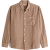 ABERCROMBIE & FITCH light brown shirt - Koszule - krótkie - 