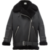 ACNE STUDIOS  Velocite leather and shear - Jacket - coats - 