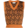 ACNE STUDIO orange floral sweater - 套头衫 - 