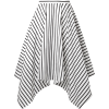ADAM LIPPES Asymmetric striped cotton-po - Skirts - 