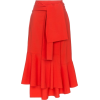 ADEAM tie wrap wool midi skirt - Skirts - 