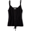 AE LACE-UP RIBBED SWEATER TANK - Vests - 