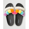 AEO EMBELLISHED POOL SLIDE SANDAL - Sandálias - 