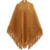 AESSAI Santa fringed wool-blend shawl - Overall - 