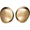 AGMES Gold Vermeil Large Organic Shape S - Earrings - 