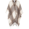 AGNONA Checked silk, wool and alpaca cap - Jacket - coats - 