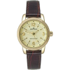 AK Anne Klein Brown Leather Gold Dial Women's Watch #9134CHBN - Watches - $41.50 