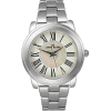 AK Anne Klein Silver-tone Bracelet White Roman Dial Women's Watch #9147MPSV - Watches - $55.50 