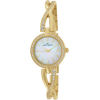 AK Anne Klein Woman's 109106MPGB Swarovski Crystal Accented Gold-Tone X Shaped Bangle Watch - Zegarki - $75.00  ~ 64.42€