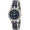 AK Anne Klein Women's 10/9457BLSV Swarovski Crystal Accented Blue Ceramic Bracelet Watch - Watches - $87.23 