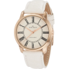 AK Anne Klein Women's 10/9776RGIV Rosegold-Tone Easy-to-Read Dial Ivory Leather Strap Watch - Relógios - $65.00  ~ 55.83€