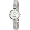 AK Anne Klein Women's 10/9787MPSV Swarovski Crystal Accented Silver-Tone Half Bangle Watch - Uhren - $122.76  ~ 105.44€