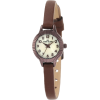 AK Anne Klein Women's 10/9835CMBN Brown Ion-Plated Mini Sized Brown Leather Strap Watch - Orologi - $65.00  ~ 55.83€