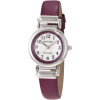 AK Anne Klein Women's 10/9887MPPR Leather Silver-Tone Easy-To-Read Purple Leather Strap Watch - ウォッチ - $55.00  ~ ¥6,190