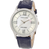 AK Anne Klein Women's 10/9925MPNV Leather Silver-Tone Navy Blue Patent Leather Strap Watch - Watches - $65.00 