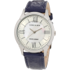 AK Anne Klein Women's 10/9925MPNV Leather Silver-Tone Navy Blue Patent Leather Strap Watch - Watches - $65.00  ~ £49.40