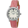 AK Anne Klein Women's 109003MPPK Round Silver-Tone Pink Leather Strap Watch - Watches - $54.99 