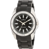 AK Anne Klein Women's 109179BKBK Swarovski Crystal Accented Black Plastic Dress Watch - Watches - $46.00 