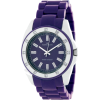 AK Anne Klein Women's 109179PRPR Swarovski Crystal Accented Silver-Tone Purple Plastic Watch - Watches - $45.18 