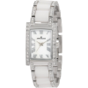 AK Anne Klein Women's 109195MPWT Swarovski Crystal Accented Silver-Tone White Ceramic Watch - Ure - $59.90  ~ 51.45€