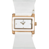 AK Anne Klein Women's 109360WTWT Gold-Tone White Patent "Bow" Leather Watch - Watches - $89.99  ~ £68.39