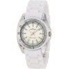 AK Anne Klein Women's 109379SVWT Swarovski Crystal Silver-Tone White Plastic Bracelet Watch - Relojes - $44.07  ~ 37.85€