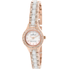 AK Anne Klein Women's 109396WTRG Ceramic Rosegold-Tone and White Swarovski Crystal Accented Watch - 手表 - $90.50  ~ ¥606.38
