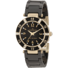 AK Anne Klein Women's 109416BKBK Swarovski Crystal Accented Gold-Tone Black Ceramic Watch - Watches - $95.00 
