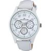 AK Anne Klein Women's 109463WTWT Casual Multi-Function Dial and White Leather Strap Watch - Watches - $75.00 