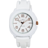 AK Anne Klein Women's 109635RGWT Rosegold-Tone White Dial and Silicone Strap Watch - Zegarki - $48.07  ~ 41.29€
