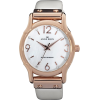 AK Anne Klein Women's 109712RGWT Rosegold-Tone Mother-Of-Pearl Dial and White Leather Strap Watch - 手表 - $65.00  ~ ¥435.52